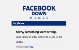 Dikadalin, Facebook dan Instagram Down