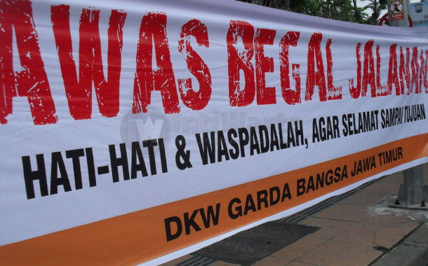 Garda Bangsa Jatim Hadang Begal Jalanan