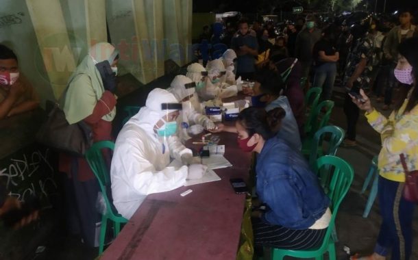 Ratusan Orang Terjaring Razia Covid-19 Di Suramadu